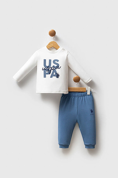 U.S. Polo Assn 3'Lü Takım Usb2558 Mavi