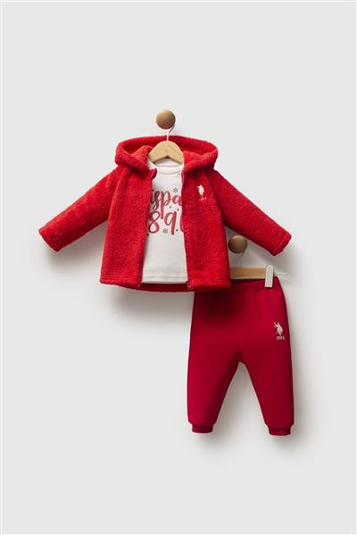 U.S. Polo Assn 3'Lü Takım Usb2732 Kırmızı