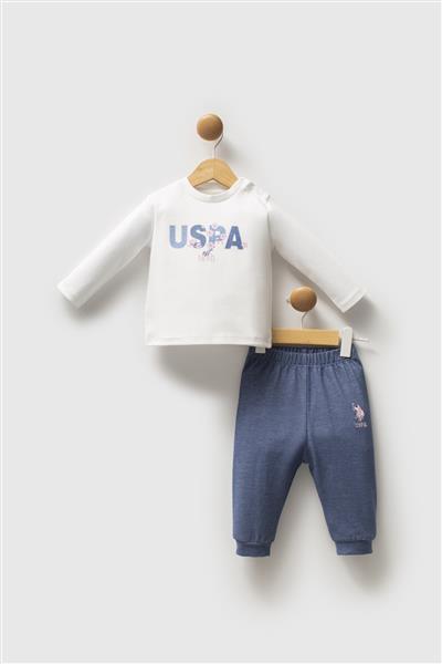 U.S. Polo Assn 3'Lü Takım Usb2778 Mavi