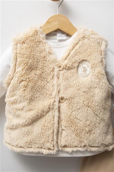 U.S. Polo Assn 3'Lü Takım Usb2779 Bej