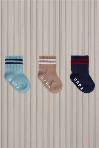 U.S. Polo Assn Erkek Bebek Çorap Usb2200 Su Yeşili
