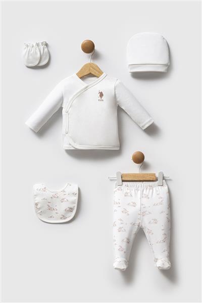 U.S. Polo Assn Hastane Çıkışı 5’Li Set Usb2705 Beyaz
