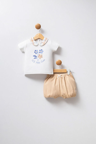 U.S Polo Bebek 2'Li Takım Usb2380 Beyaz