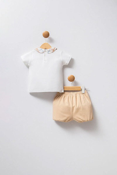 U.S Polo Bebek 2'Li Takım Usb2380 Beyaz