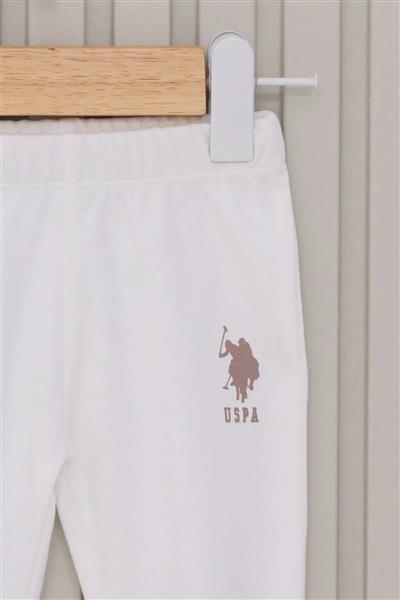 U.S Polo Bebek 3'Lü Takım Usb2023 Krem