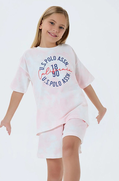 U.S. Polo Şort Takım US2514-4 Coral