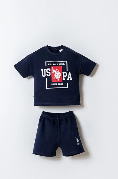 U.S. Polo Şortlu Takım Usb2868 Lacivert
