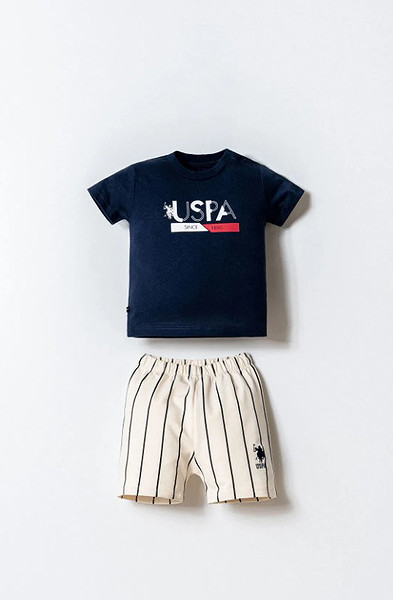 U.S. Polo Şortlu Takım Usb2869 Lacivert