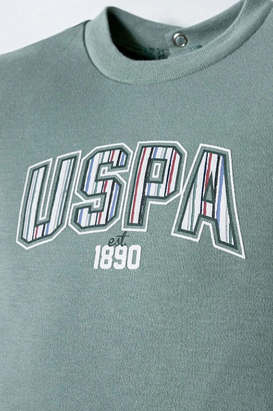 U.S. Polo Şortlu Takım Usb2880 Yeşil