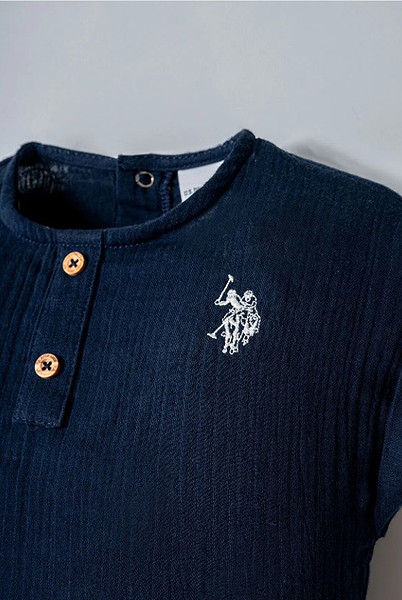 U.S. Polo Şortlu Takım Usb2882 Lacivert