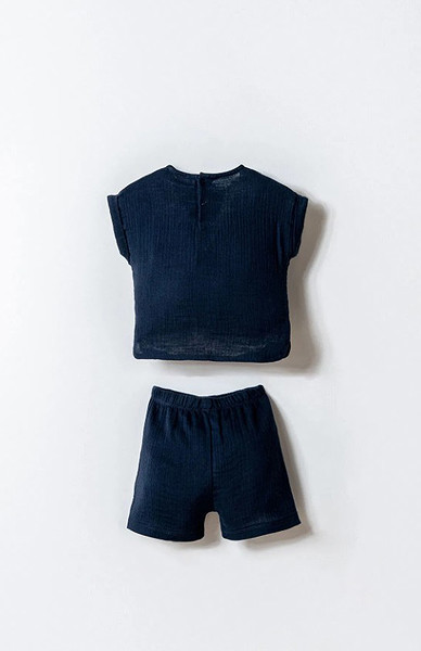 U.S. Polo Şortlu Takım Usb2882 Lacivert