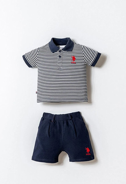 U.S. Polo Şortlu Takım Usb2907 Lacivert