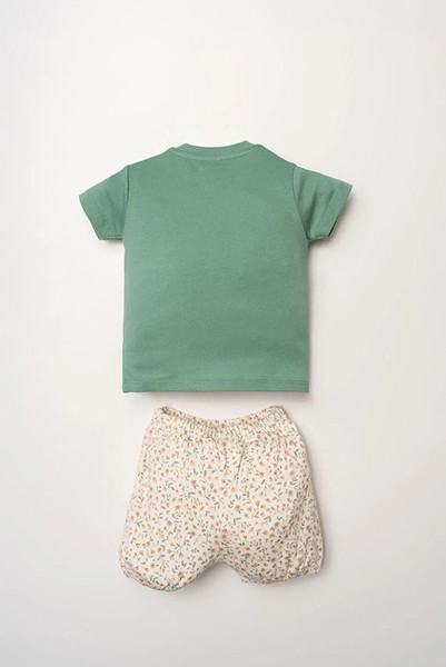 U.S. Polo Şortlu Takım Usb2982 Yeşil