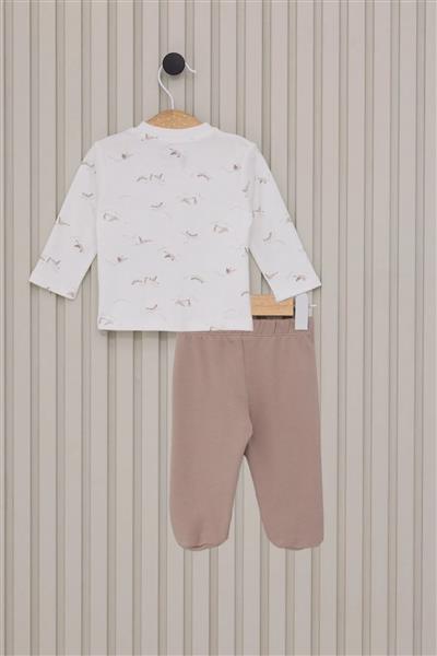 U.S.Polo Erkek Bebek Patikli 3'Lü Takım Usb2018 Krem