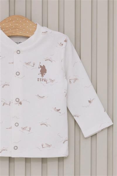 U.S.Polo Erkek Bebek Patikli 3'Lü Takım Usb2018 Krem