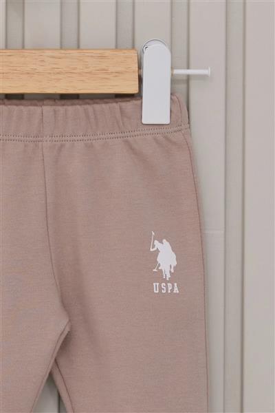 U.S.Polo Erkek Bebek Patikli 3'Lü Takım Usb2018 Krem