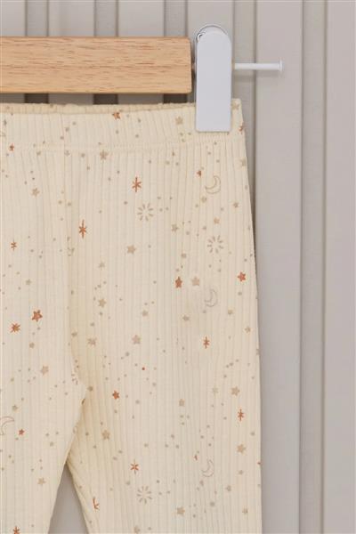 U.S.Polo Kız Bebek 5'Li Zıbın Seti Usb2107 Krem