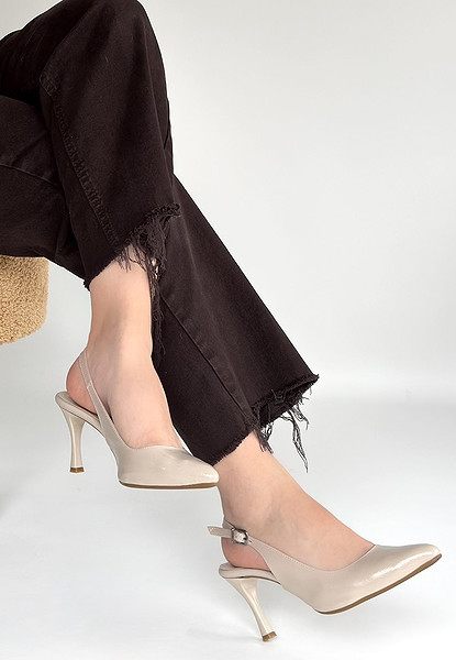 Uster Bej Rugan Topuklu Ayakkabı