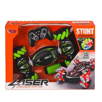 RQ3034-1 Kumandalı Bilekten Kontrol Işıklı Müzikli Stunt Araba -Vardem Oyuncak