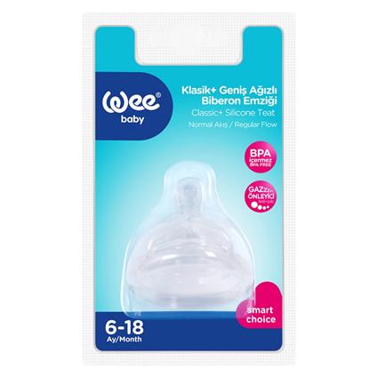 Wee Baby Geniş Ağızlı Biberon Emziği Normal Akış No:2 853