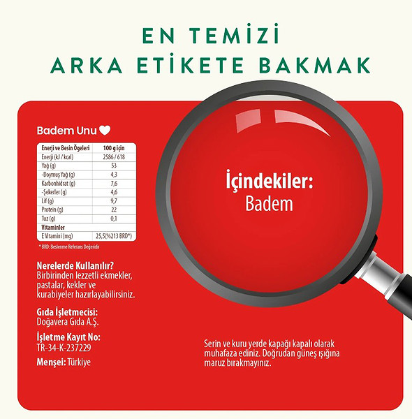 Wefood Badem Unu 250 Gr