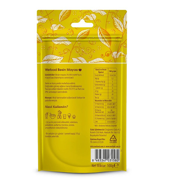 Wefood Besin Mayası 100 Gr