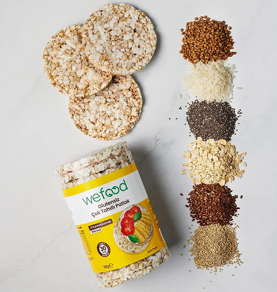 Wefood Çok Tahıllı Pirinç Patlağı 100 Gr