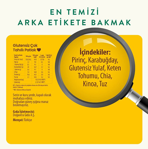 Wefood Çok Tahıllı Pirinç Patlağı 100 Gr