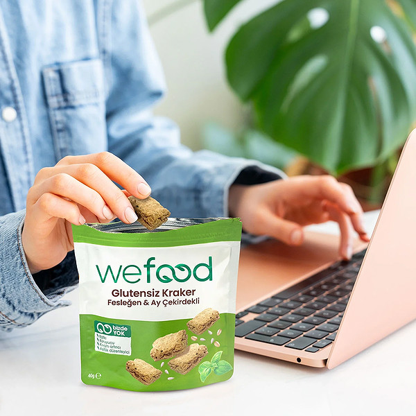 Wefood Fesleğenli Ayçekirdekli Kraker 40 Gr