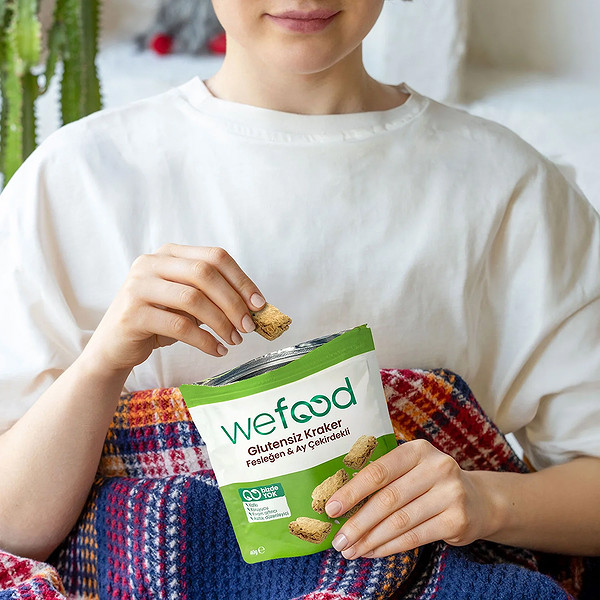 Wefood Fesleğenli Ayçekirdekli Kraker 40 Gr