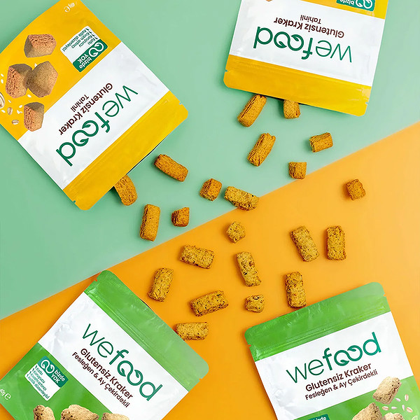 Wefood Fesleğenli Ayçekirdekli Kraker 40 Gr