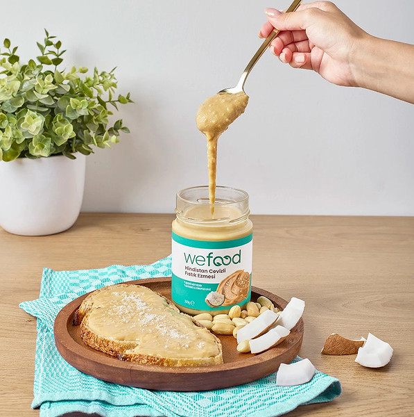 Wefood Hindistan Cevizli Fıstık Ezmesi 300 Gr