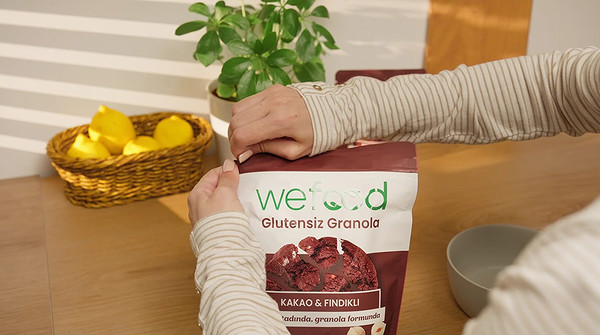 Wefood Kakao Ve Fındık Granola 250 Gr