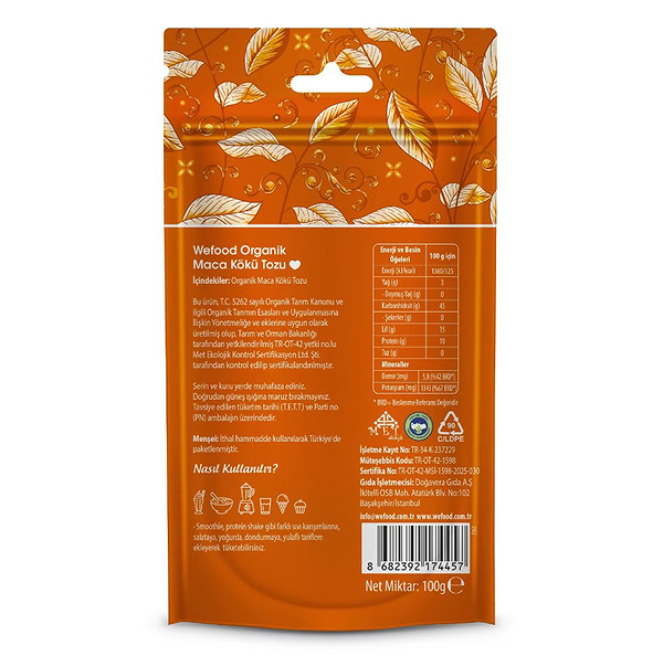 Wefood Maca Tozu 100 Gr