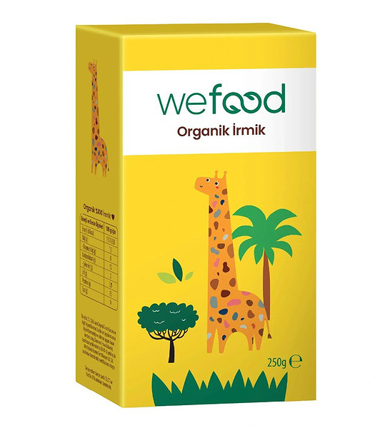 Wefood Organik İrmik 250 Gr