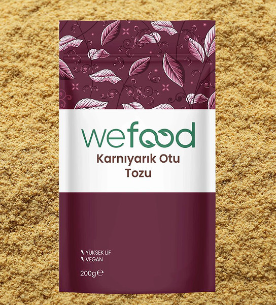 Wefood Organik Karnıyarık Otu Tozu 200 Gr