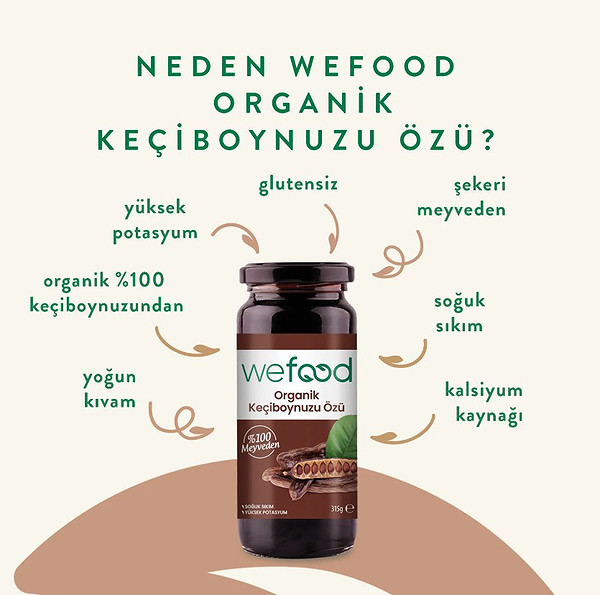 Wefood Organik Keçiboynuzu Özü 315 Gr