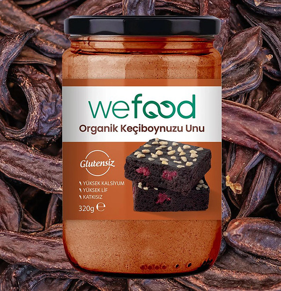Wefood Organik Keçiboynuzu Unu 320 Gr