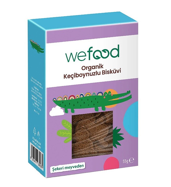 Wefood Organik Kids Keçiboynuzlu Bisküvi 55 Gr