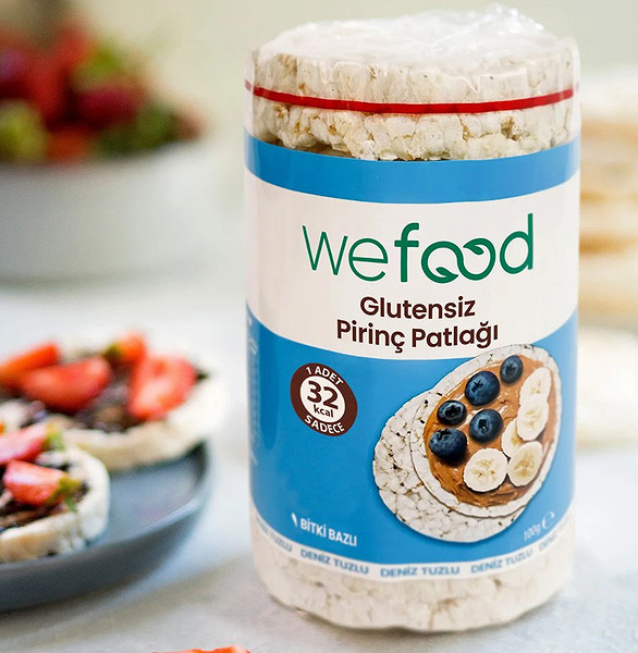 Wefood Pirinç Patlağı 100 Gr