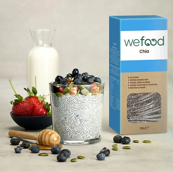 Wefood Siyah Chia Glutensiz 300 Gr