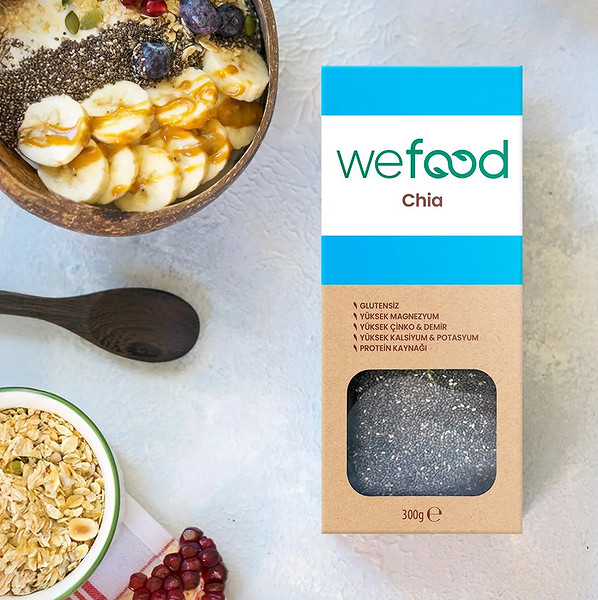 Wefood Siyah Chia Glutensiz 300 Gr