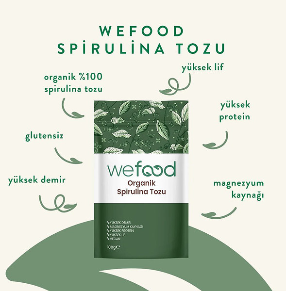 Wefood Spirulina Tozu 100 Gr