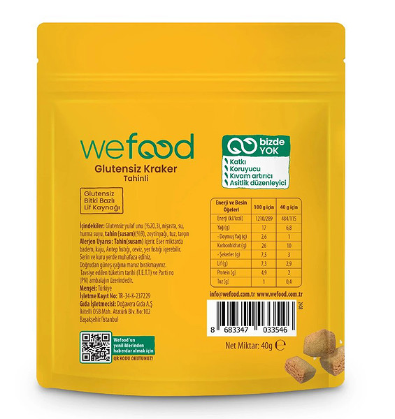 Wefood Tahinli Kraker 40 Gr