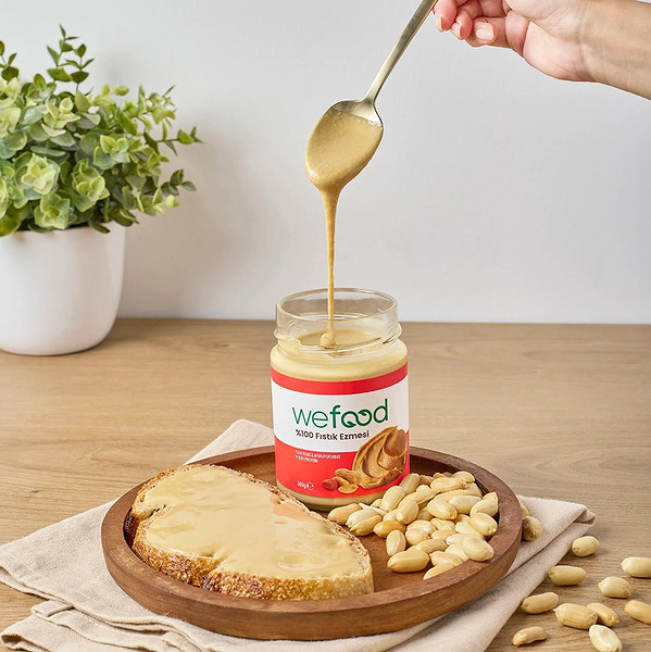 Wefood Yer Fıstığı Ezmesi %100 Sade 300 Gr