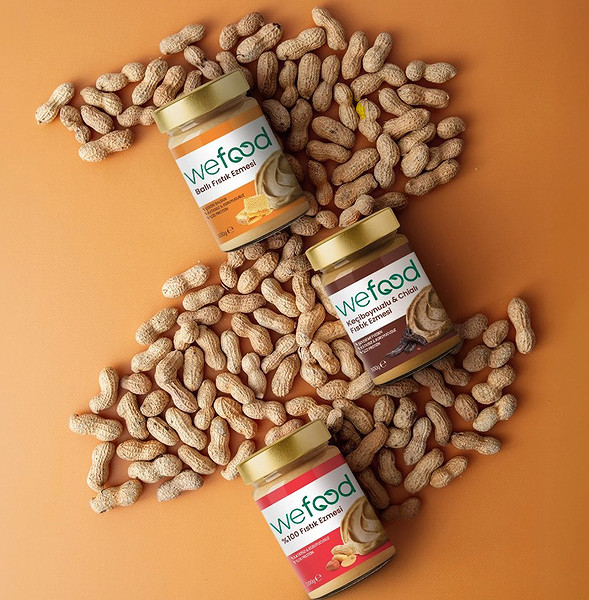 Wefood Yer Fıstığı Ezmesi %100 Sade 300 Gr