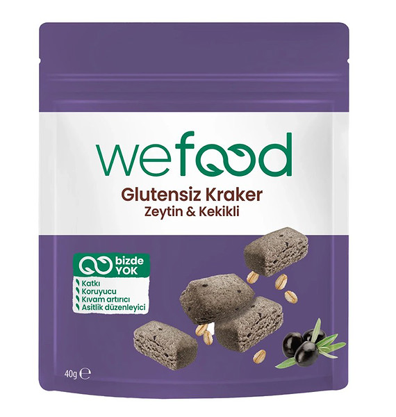 Wefood Zeytinli Kekikli Kraker 40 Gr