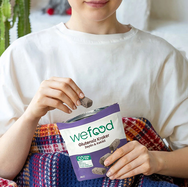 Wefood Zeytinli Kekikli Kraker 40 Gr