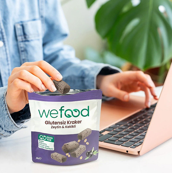 Wefood Zeytinli Kekikli Kraker 40 Gr