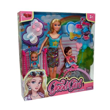 WG-66749 Kutulu 29 Cm  2 Çocuklu Parkta Bebek - Vardem Oyuncak